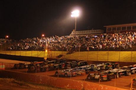 The four-wide salute for Crossville's fans. (dt52photos.com)