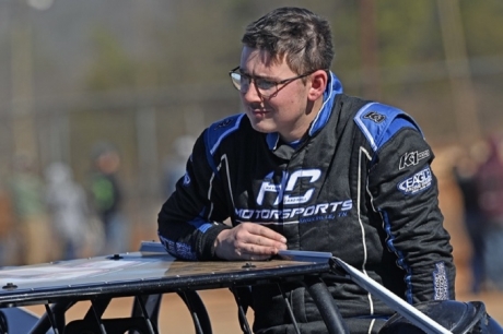 Hayden Cardwell at 411 Motor Speedway. (Brian McLeod/Dirt Scenes)