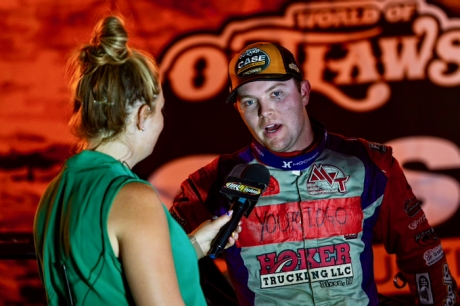 Bobby Pierce at I-94 EMR Speedway. (highsideraceshots.com)