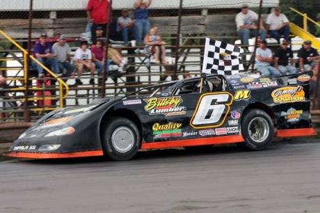 Dona Marcoullier takes a victory lap. (Jim DenHamer)