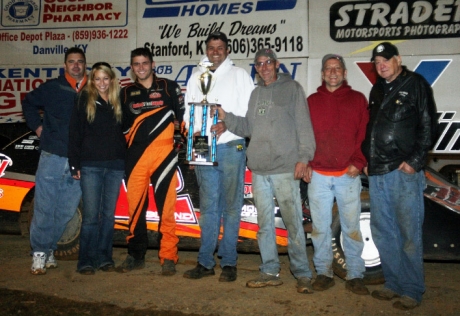 Jordan Bland celebrates Oct. 2's win at Ponderosa. (Derrick Strader)