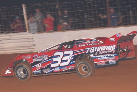 Eric Cooley heads for victory May 7. (Brian McLeod)