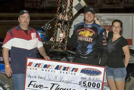 Will Vaught visits victory lane. (Rich Edwards Jr.)