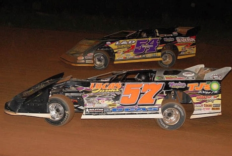 David Breazeale (54) overtakes Shep Lucas (57). (Phil Frye)