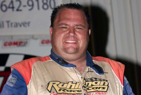 Brian Ruhlman in victory lane. (Steve Datema)