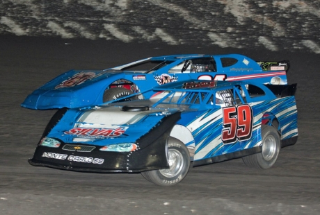 John Silva (59) battles with Jeff Decker at Petaluma. (raceimages.net)