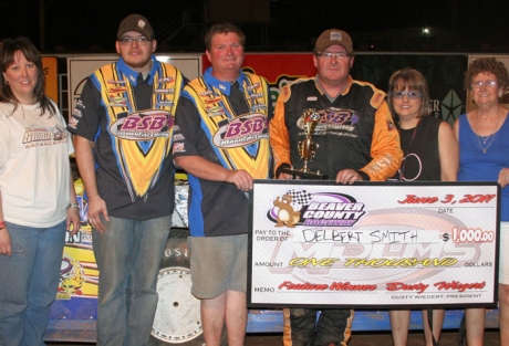 Delbert Smith's team celebrates at Beaver County. (Extreme Sports Photography)