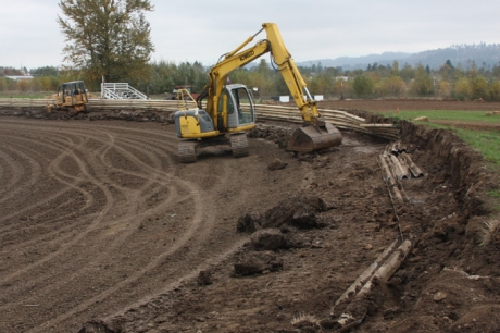 Oregon's Willamette Speedway began improvements last fall. (raceimages.net)