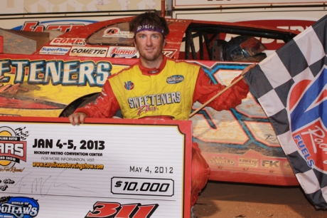 Tim McCreadie picks up a victory at 311 Motor Speedway. (Kevin Kovac)