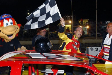 Tim Fuller won his last Late Model visit to Quebec's Autodrome Granby. (Sylvain Buisson)