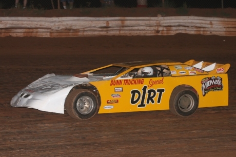 A Jim Dunn lookalike car paced the starting field. (Todd Battin)