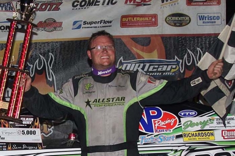 Jason Feger won this year's Summernationals event at Belle-Clair. (Jim DenHamer)