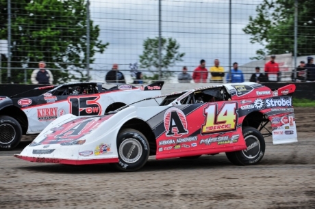 Kyle Berck gets rolling in prelims at Mid-Nebraska. (Jerry Jacobs)