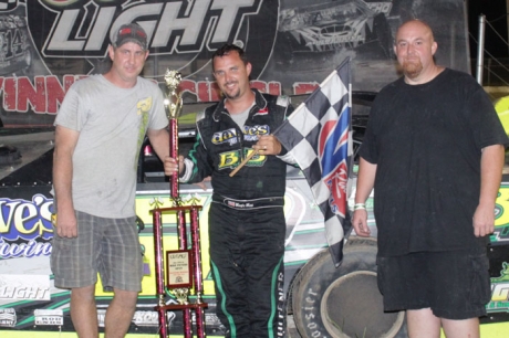 Mark Whitener visits victory lane in Ocala, Fla. (photosbytrace.com)