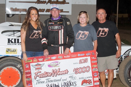 Brian Harris scored his fifth series victory. (Dan Busch)