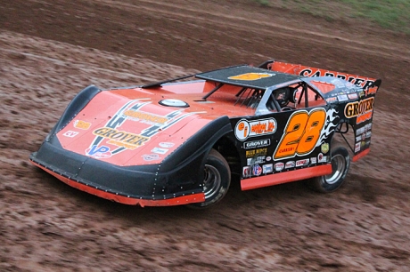 Eddie Carrier Jr. gets rolling before his $5,000 victory. (Zola Miller)