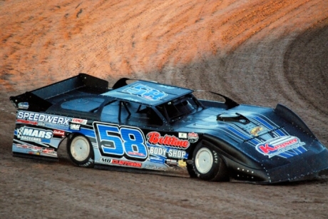 A.J. Diemel heads for fast time at Oshkosh, where he later claimed a $5,000 victory. (Shawn Fredenberg)