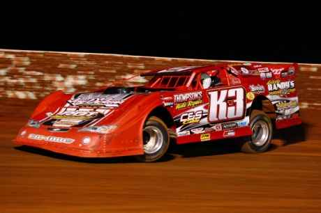 Neil Baggett starts on the pole Saturday at Whynot. (Heath Lawson)