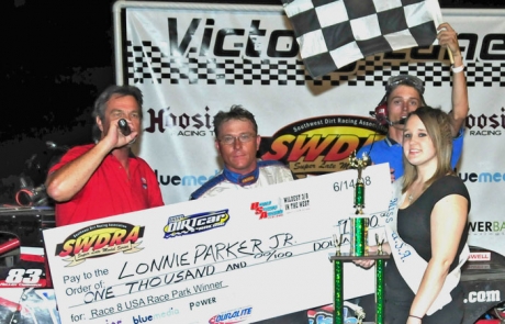 Lonnie Parker Jr. won in Tucson. (Mike Barter)