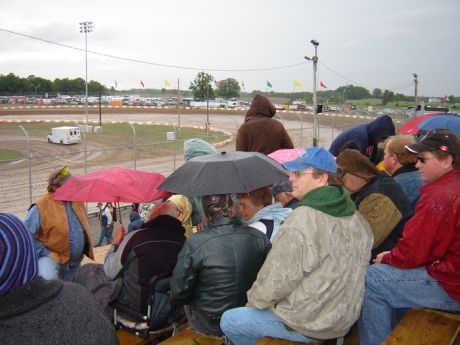 Ohsweken Speedway rained out Thursday. (Kevin Kovac)