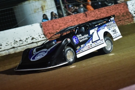 Jared Landers tours Batesville in Friday's prelims. (heathlawsonphotos.com)