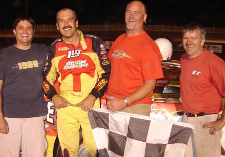 Tim Fuller celebrates at Williston Basin. (Kevin Kovac)