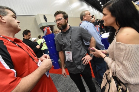 Gregg Satterlee on the show floor. (DirtonDirt.com)