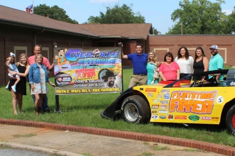 The Duvall family at the announcement. (Gene Murphy)