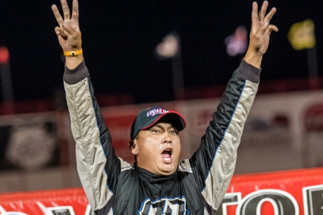 Johnny Fennewald won his third Lucas Oil Speedway title in 2020. (Kenny Shaw)