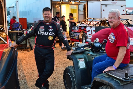 Earl Pearson Jr. and his father in 2014 in Columbus, Miss. (rickschwalliephotos.com)