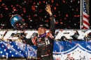Devin Moran earned a race-record $25,000 on March 22 at Brownstown (Ind.) Speedway&#039;s Indiana Icebreaker on the Lucas Oil Late Model Dirt Series. (heathlawsonphotos.com)