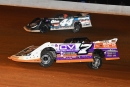 Zach Sise heads for his first Jail Breaker Topless Outlaw Series victory July 11 Golden Mountain Speedway in Sparta, Tenn. (mrmracing.net)