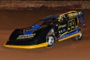 Feature winner Frank Heckenast Jr. zips around Red Hill Raceway in Sumner, Ill. He earned a $10,000 DIRTcar Summer Nationals victory. (Braden Rouse)