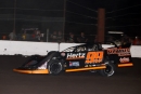 Jesse Sobbing heads for a $10,000 Malvern East-West Series victory July 15 at Shelby County Speedway in Harlan, Iowa. (mikerueferphotos.photoreflect.com)