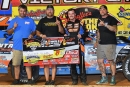 Garrett Smith captured July 25's Schaeffer's Southern Nationals finale at Tazewell (Tenn.) Speedway. (Michael Moats)