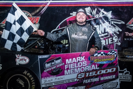 Zack Mitchell in victory lane. (Ryan Roberts)