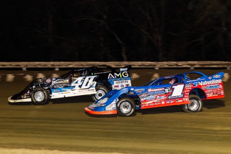 Brandon Sheppard (1) and Kyle Bronson (40b) at Ocala. (Heath Lawson)