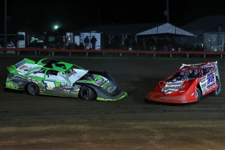 Tyler Erb (1) spins in front of Bobby Pierce (32). (Josh James)