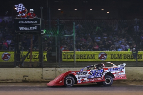 Bobby Pierce takes the checkers. (joshjamesartwork.com)