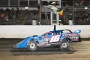 Rusty Griffaw takes the checkers May 25 at Federated Auto Parts Raceway at I-55 in Pevely, Mo., for a Super Late Model victory. (connorhamiltonphotography.com)