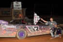 Dale Lucas won March 7&#039;s Mardi Gras Brawl opener at Tri-County Speedway in Pollard, Ala. (impactzonephotos.com)