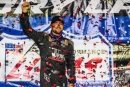 Brandon Overton won May 2 at Circle City Raceway in Indianapolis, Ind., for his first Lucas Oil Late Model Dirt Series victory of the season. (heathlawsonphotos.com)