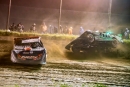 Max Blair (111) led every lap but had a tense moment May 25 en route to his $7,600 Andy Kania Memorial victory at Eriez Speedway in Hammett, Pa. (Zack Anthony)