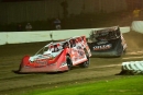 Cole Searing heads for a flag-to-flag victory May 29 in Structural Buildings WISSOTA Challenge Series action at KRA Speedway in Willmar, Minn. (Alex Ostenson/AOK Photography)
