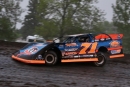 Dustin Strand heads for a May 29 Northern LateModel Racing Association victory at Norman County Racedway in Ada, Minn. (speedway-shots.com)