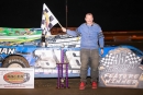 Joe Brewer captured his first Burlile Ohio Valley Late Model Dirt Series victory May 31 at 35 Raceway Park in Frankfort, Ohio. (Josh Wilson)