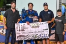 Jordan Yaggy earned $2,000 June 28 at Hamilton County Speedway in Webster City, Iowa, for his first Repairable Vehicles.com Tri-State Series victory. (Jamie Laine)