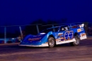 Darrell Nelson led all the way July 1 at Hibbing (Minn.) Speedway for a $5,000 Iron Man Invitational victory. (highsideraceshots.com)