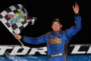 Garrett Alberson earned $15,000 on July 10 at 34 Raceway in West Burlington, Iowa, for his second career Lucas Oil Late Model Dirt Series victory. (mikerueferphotos.photoreflect.com)