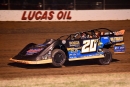 Ricky Thornton Jr. on July 11 heads for a Lucas Oil Late Model Dirt Series victory in Wheatland, Mo. (photosbyboyd.smugmug.com)